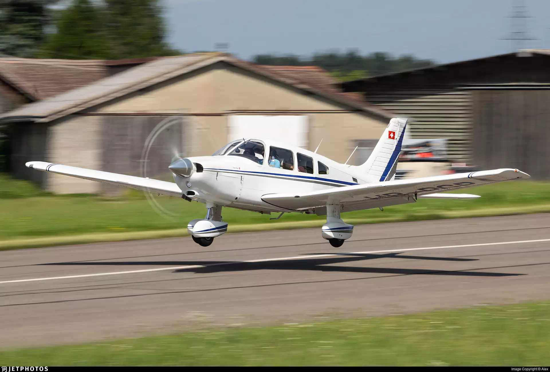 HB-PGP, le piper PA28 du GVMC